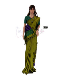 Handloom rayon saree