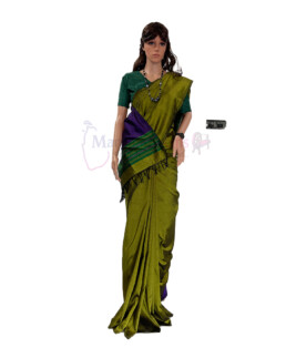 Handloom rayon saree