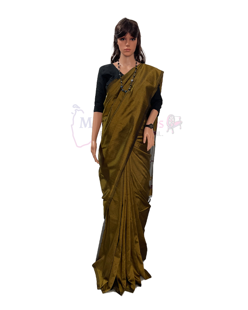 Buy Green Festive Shibori Dyed Saree in Dola Silk Online KALKI Fashion India